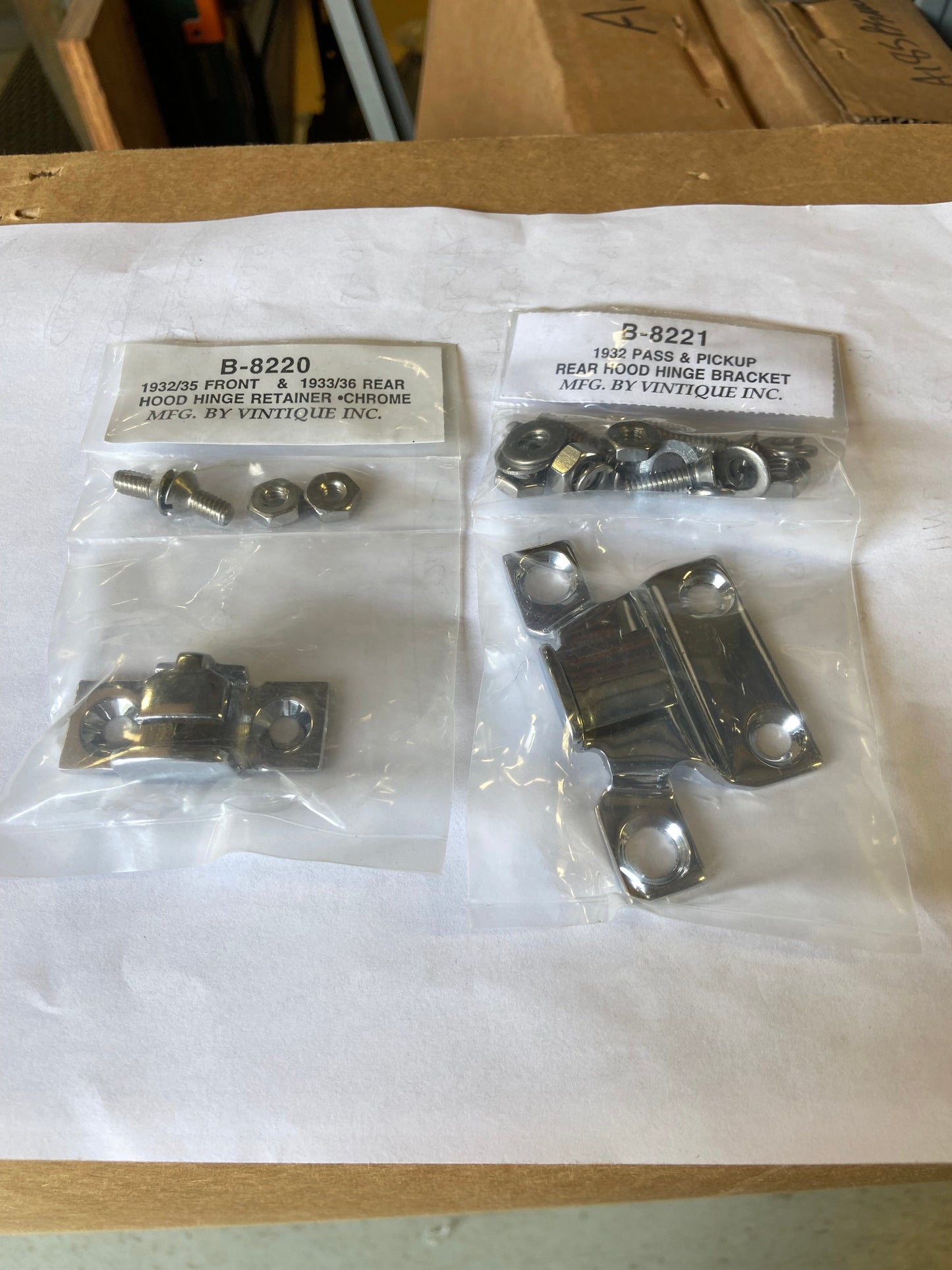 1932 Ford Stock Hood Mouting Kit
