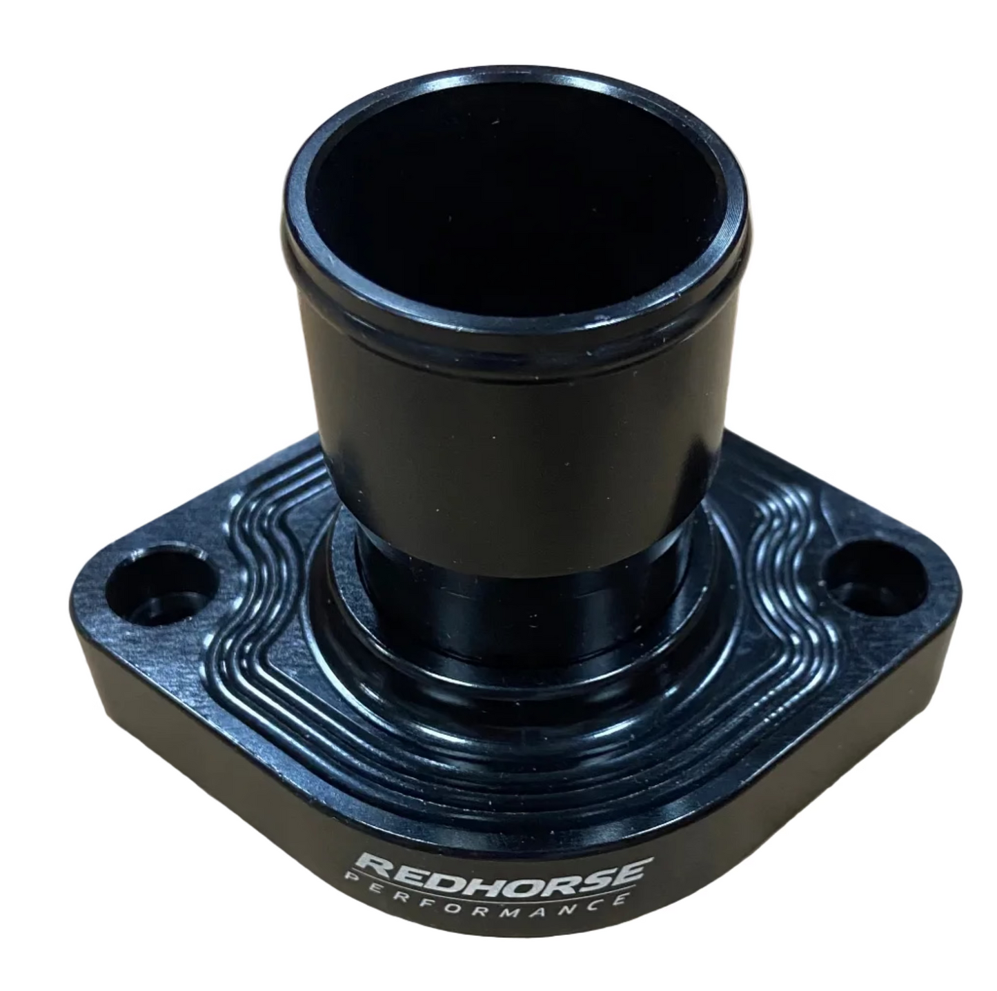 Redhorse Performance Black Aluminum Water Neck for GM Engine