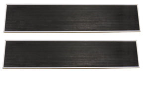 1931 Ford Car Running Boards With SS Trim and 1931 Mat Installed