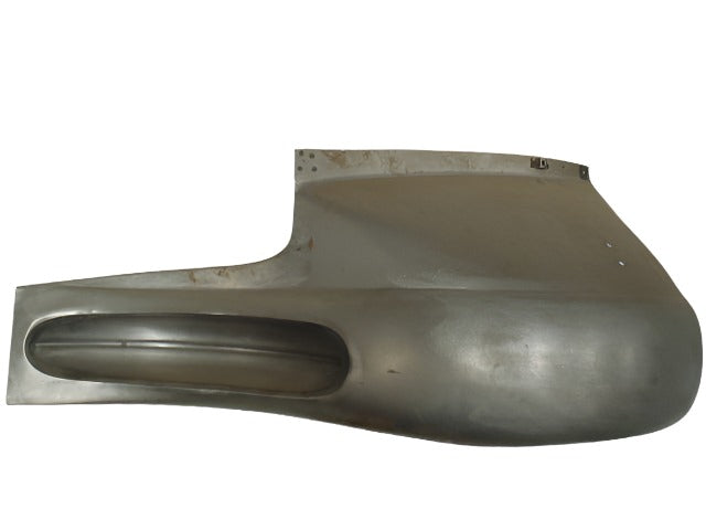 1928-29 Ford Right Steel Front Fender With Fender Wheel Well Installed
