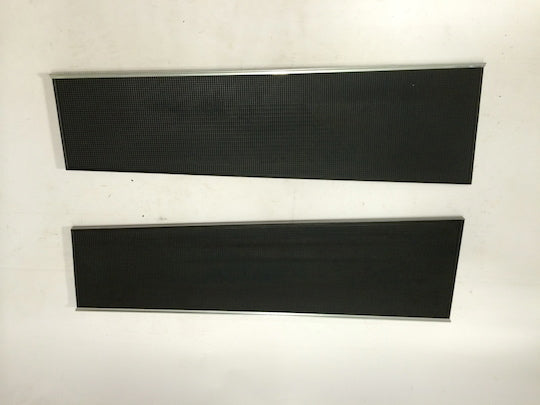 1931 Ford Car Running Boards With Zinc Trim and 1931 Mat Installed