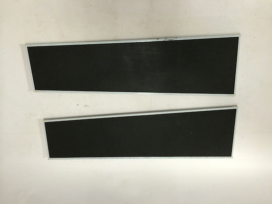 1930 Ford Car Running Boards With S.S. Trim and Mat Installed