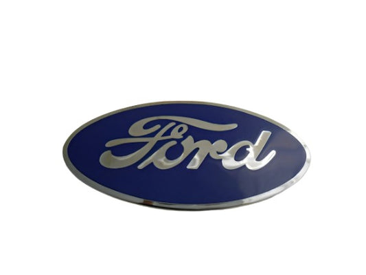 1928-30 Ford Model A Blue Cloissone Radiator Shell Ford Emblem